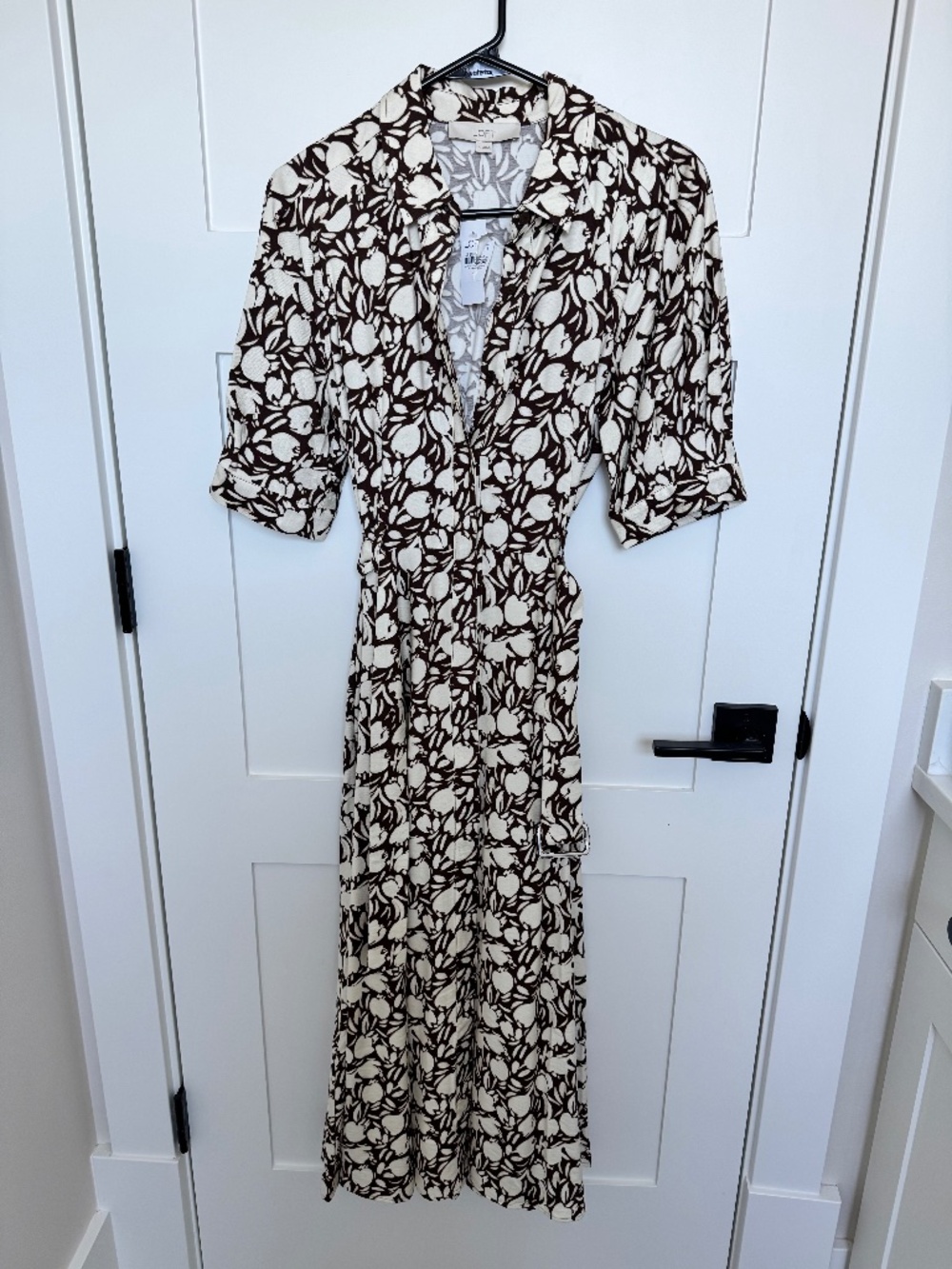 LOFT Tulip Belted Midi Pocket Dress - New with tags